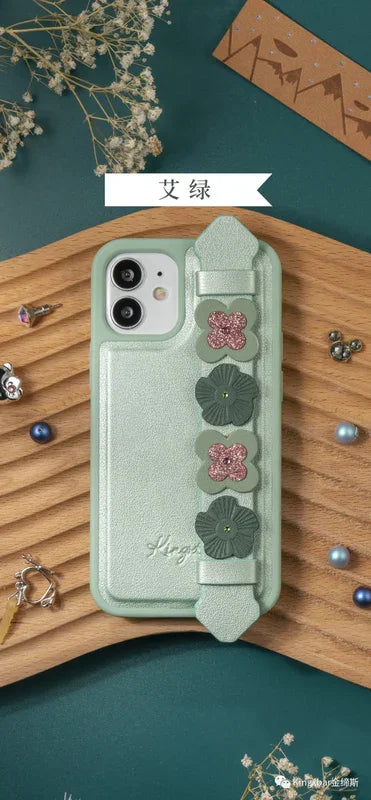 iPhone 12 & 12 Pro Kingxbar Refreshing GriP Case - Green - Tashqila iPhone 12 & 12 Pro Kingxbar Refreshing GriP Case - Green - Tashqila